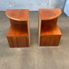 Pair Mid Century Danish Teak Nightstands