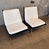 Jonathan Adler Ebonized Boomerang Chairs