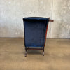 Antique Empire Chair w/Blue Velvet