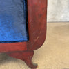 Antique Empire Chair w/Blue Velvet