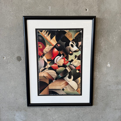 John Mathos Mickey Descending Art Print