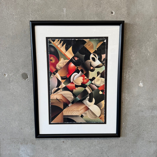 John Mathos Mickey Descending Art Print