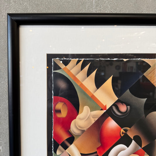 John Mathos Mickey Descending Art Print