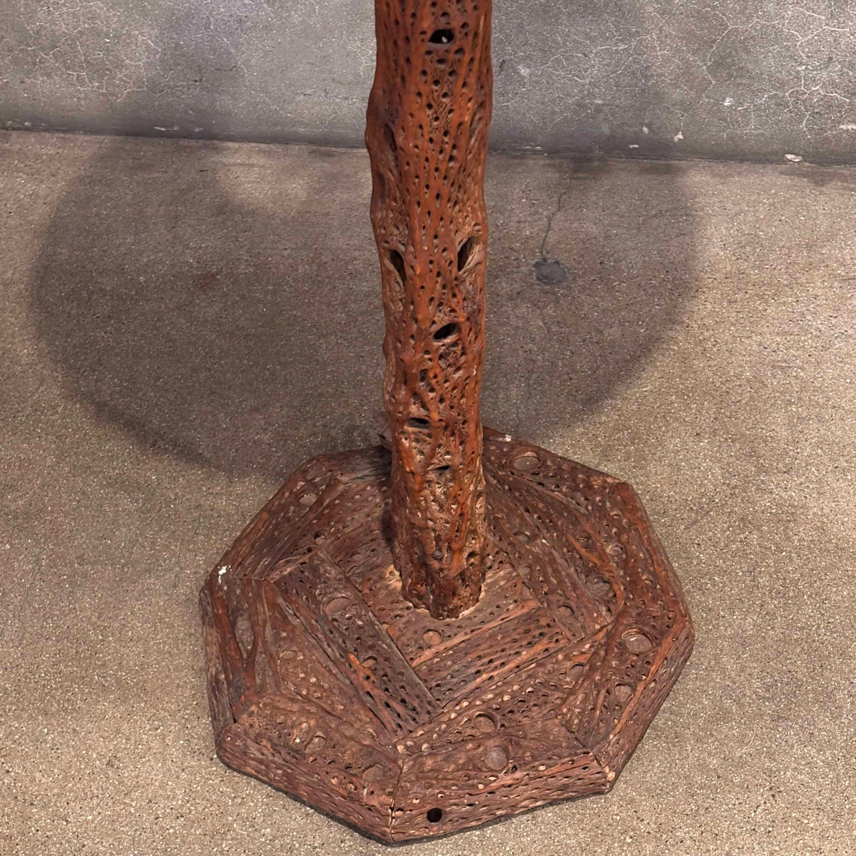 Vintage Cholla Cactus Wood Floor Lamp/Teepee