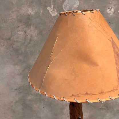Vintage Cholla Cactus Wood Floor Lamp/Teepee