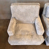Pair of Vintage 1960s Rowe Furniture Club Chairs w/ New Fabric & Foam