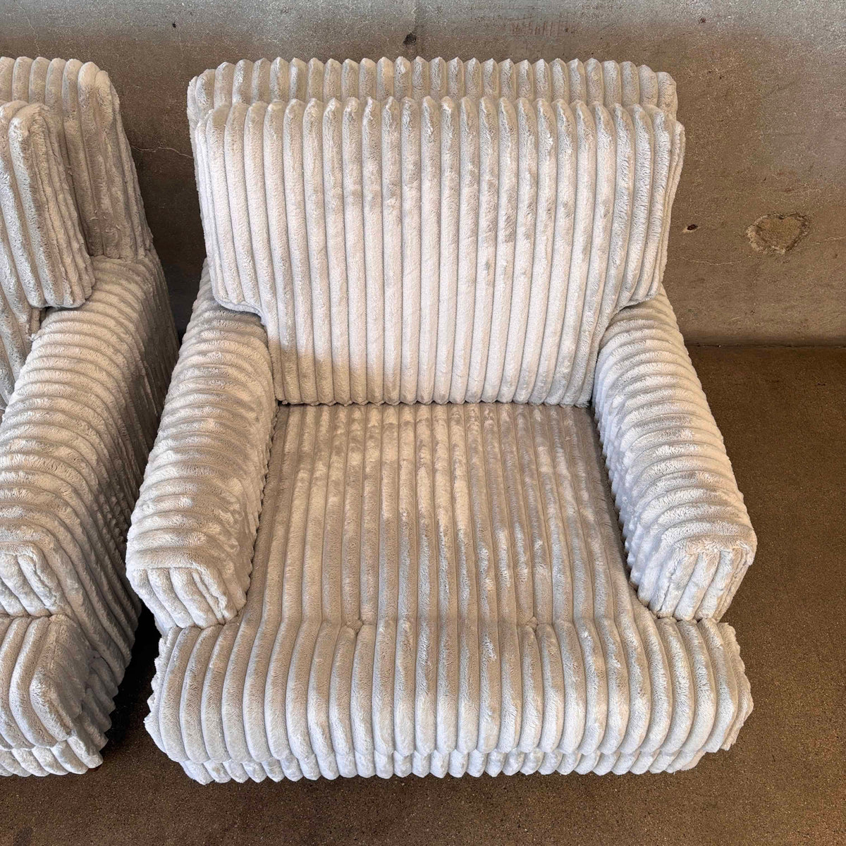 Pair of Vintage 1960s Rowe Furniture Club Chairs w/ New Fabric & Foam