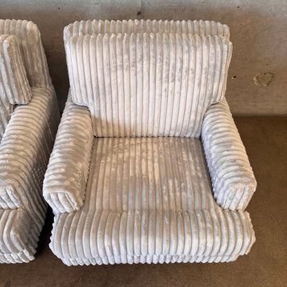Pair of Vintage 1960s Rowe Furniture Club Chairs w/ New Fabric & Foam