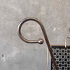Mid Century Modern Brass Rolling Magazine Rack