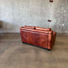 Cognac Leather Love Seat