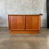 Teak Tambour Credenza by Kibaek Mobelfabrik - Made in Denmark