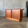 Teak Tambour Credenza by Kibaek Mobelfabrik - Made in Denmark