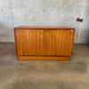 Teak Tambour Credenza by Kibaek Mobelfabrik - Made in Denmark