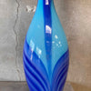 Set of (2) Hand Blown Art Glass Euro Lamps