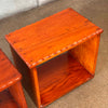 Pair of (2) Pine Craft Side Tables