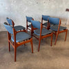 Set of Six Mid Century Model 49 Side Chairs By Erik Buch