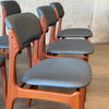 Set of Six Mid Century Model 49 Side Chairs By Erik Buch