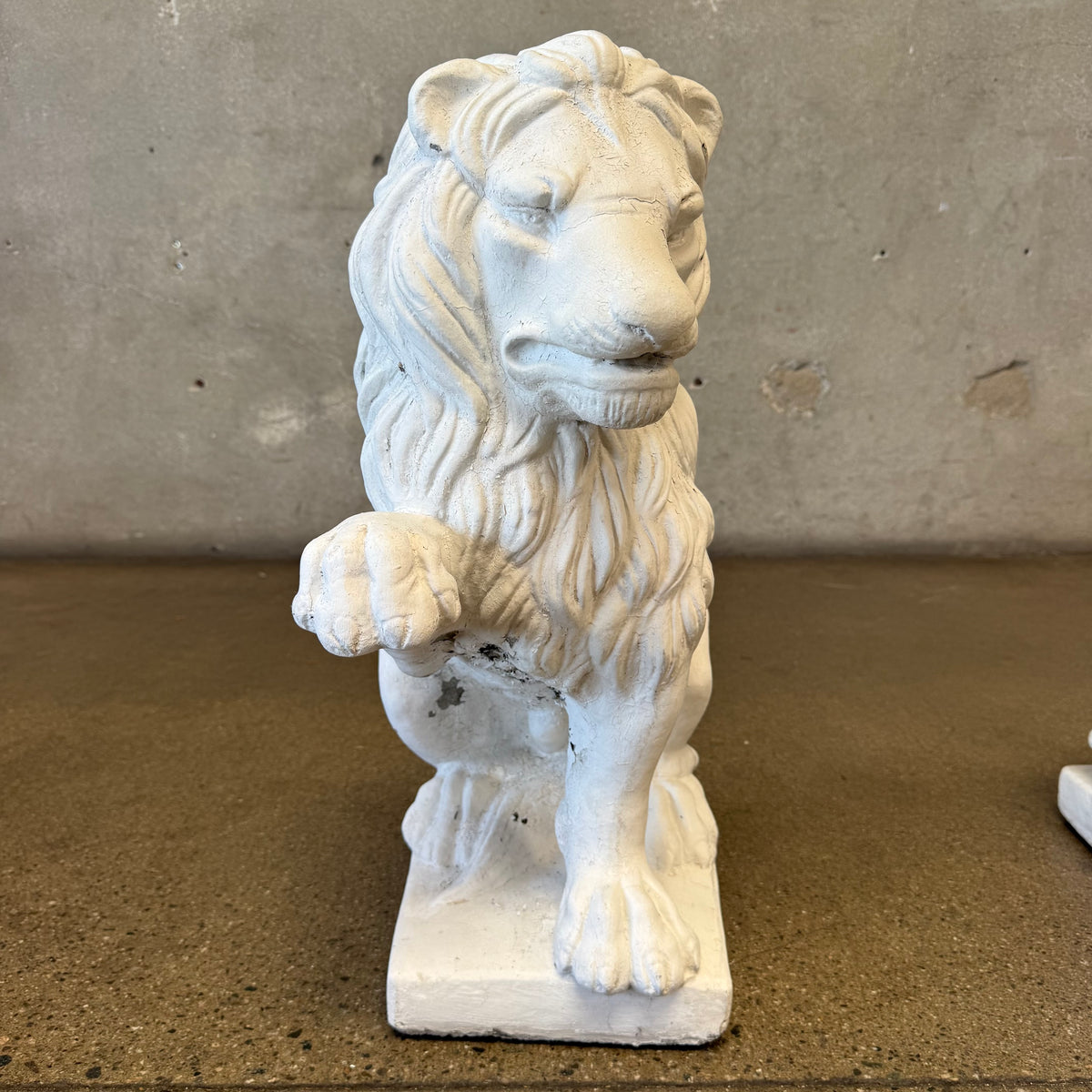 Concrete Garden Lion Protectors