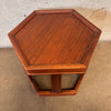 John Keal for Brown Saltman Hexagon Side Table Walnut #2