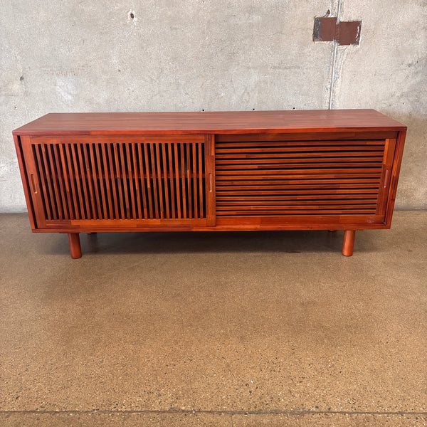 Mosaic TV Console Acacia Wood