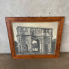 Antique Enlarged Photo of Arch Of Constantine Rome - Framed on Oak Frame