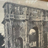 Antique Enlarged Photo of Arch Of Constantine Rome - Framed on Oak Frame