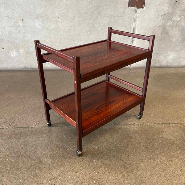 Mid Century Rosewood Cart