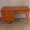 Mid Century Modern Vintage Bassett Walnut Desk