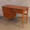 Mid Century Modern Vintage Bassett Walnut Desk