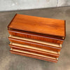 Danish Mid Century Modern Four Drawer Lowboy Dresser