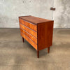 Danish Mid Century Modern Four Drawer Lowboy Dresser