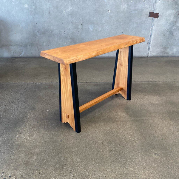 Live Edge Wood Console Table