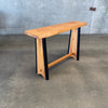 Live Edge Wood Console Table