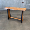 Live Edge Wood Console Table