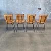 Mid Century Wood Slat Dining Chairs by Arthur Umanoff