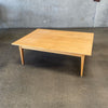 Mid Century Beed Wood Coffee Table