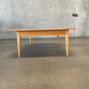 Mid Century Beed Wood Coffee Table