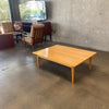 Mid Century Beed Wood Coffee Table