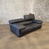 Leather Sofa w/ Adjustable Headrest by Roche Bobois