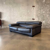Leather Sofa w/ Adjustable Headrest by Roche Bobois