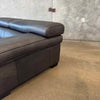 Leather Sofa w/ Adjustable Headrest by Roche Bobois