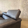 Leather Sofa w/ Adjustable Headrest by Roche Bobois