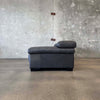 Leather Sofa w/ Adjustable Headrest by Roche Bobois