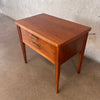 Vintage Broyhill Saga Mid Century Modern Walnut Nightstand