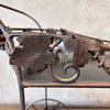 Vintage Woodard Wrought Iron Vine & Grapes Garden/Patio/Bar/Tea Cart