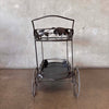Vintage Woodard Wrought Iron Vine & Grapes Garden/Patio/Bar/Tea Cart