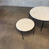 Set of Three Iron + Marble Nesting Coffee Tables by Pottery Barn