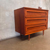 Mid Century Modern Three Drawer Low Dresser