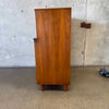 Mid Century Modern L.A. Period Furniture Five Drawer Tall Dresser