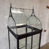 Iron & Glass Gothic Display Cabinet